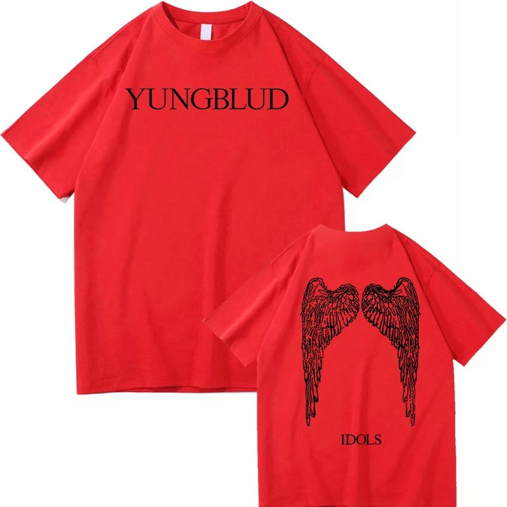 Yungblud Idols World Tour 2026 T Shirt New Fashion MenWomen Hip Hop Aesthetic Wings Tshirt High Quality Cool Cotton Tees Shirts