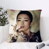 Cushion Cover Anti-dustmite Pillowcase Invisible Zipper Silky Short Plush Sofa Cushion Cover ZARA