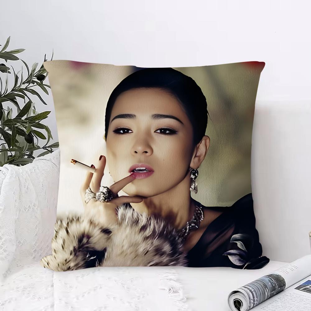 Cushion Cover Anti-dustmite Pillowcase Invisible Zipper Silky Short Plush Sofa Cushion Cover ZARA