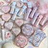Flowerknows Garden Collection Lip Cream Blush Air Cushion CC Cream Liquid Foundation Eye Shadows Palette Makeup Set 10pcs