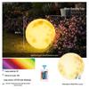 Hao Yue 80cm Rechargeable Solar 16-Color Outdoor Moon Lamp
