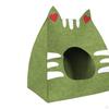 Felt Cat House Scratch Resistance Stable for Indoor Cats Cute Furniture Kitten Bed Hideaway