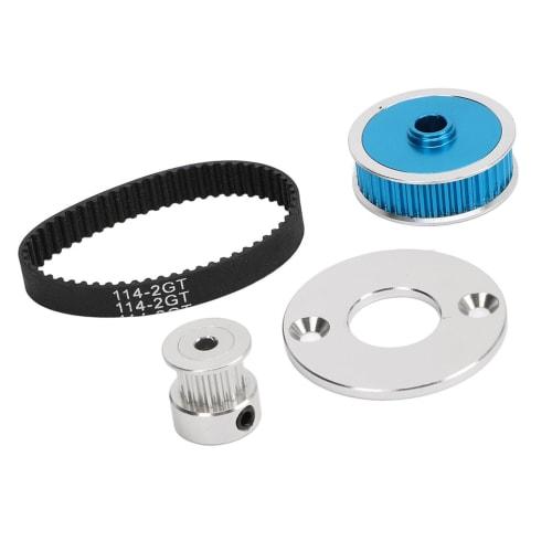 RC Belt Drive Gear Set for TTO2 Remote Control Car, 57T Belt Teeth, Applicable To TT02 Remote Control Car