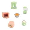 Cooker Oven Set Pretend Play for Kids Role Cookware Model Toy 1:12 Scale Kitchen Applian Juicer Cooker Play House