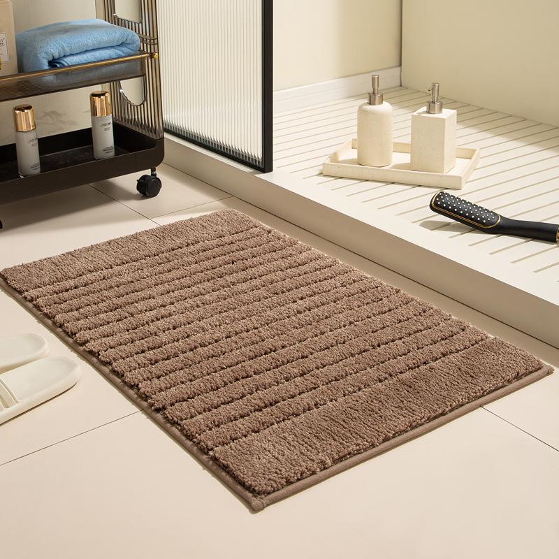 New Modern Anti-slip Quick-dry Bathroom Mat - Water Absorbent & Thickened for Doorways and Toilets