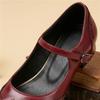 Dames hoge hakken lente en zomer nieuwe dunne hak retro gesp lichte mond enkele schoenen grote maat lage schoenen
