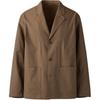 × Clare Waight Keller Collaboration C Series SS25 Solid Color Single-Breasted Double-Pocket Casual Blazer Men Blazer Brown 476645-34