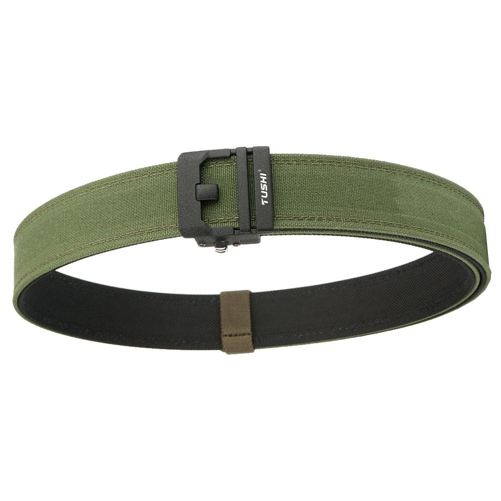 3.8 Thickened Hanging Double-layer Nylon Cloth Belt All-matching Casual Outdoor Trousers Automatic Buckle Men s 120cm