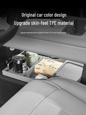 BYD Leopard 7 Silicone Center Console Storage Box with Partition Privacy Cover