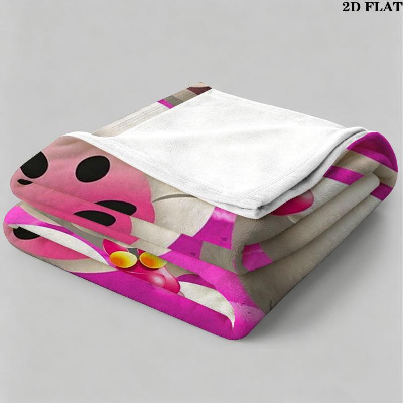 1PC Diddl Custom Name Patterned Flannel Blanket Suitable For All Seasons for Home Decor Warmth and Comfort Gifts Holiday Present