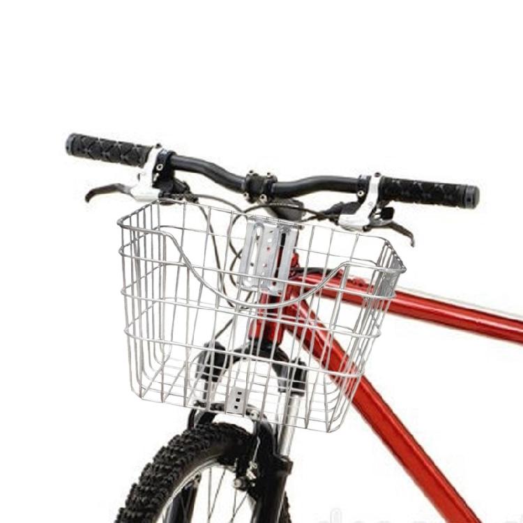 Cesto Metallico per Bicicletta Cesta Anteriore Pieghevole per Bici da Pieghevole Cesto in Filo Staccabile per Ciclismo per Bicicletta Elettrica Bicicletta per Bambini