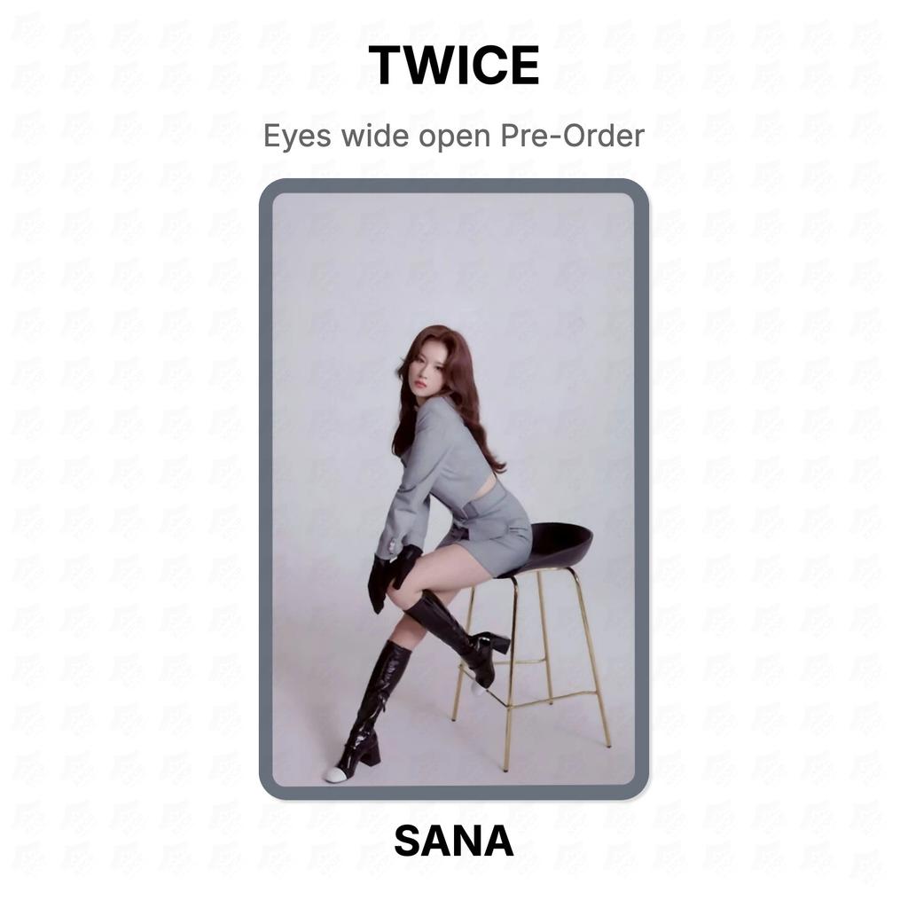 TWICE Eyes wide open Pre-Order Official Photocard
