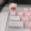 3D Mechanical Keyboards Creative Cartoon Rabbit Shaped Gamer Keyboards Keycaps for Office Decompression