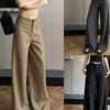 Elegante, schmal geschnittene, vielseitige Hosen im Retro-Stil für Herbst/Sommer