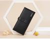 Baellerry Women's Korean Style Color Block Multi-Card Long Wallet Clutch