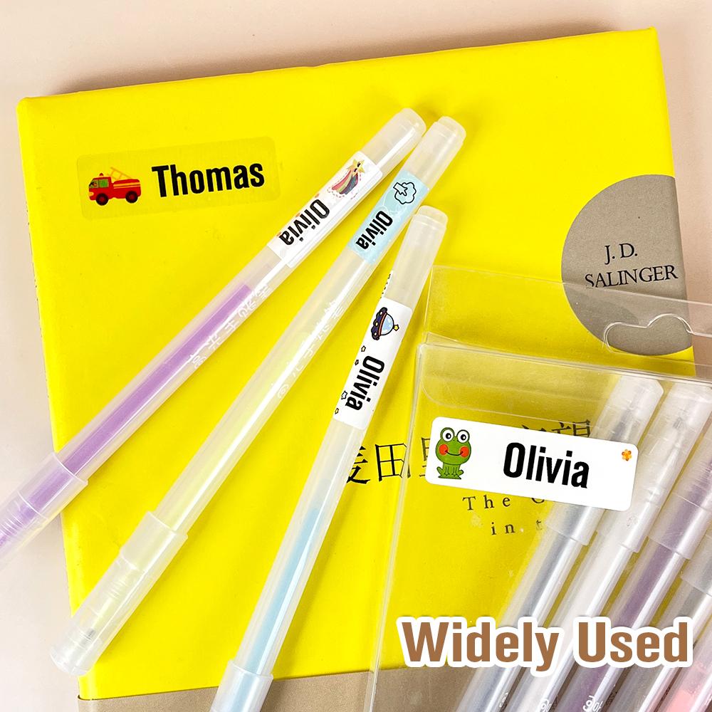 Customize Name Sticker Waterproof Personlized First Name Tag Stickers Custom Labels for Children Personal Scrapbook Kids School