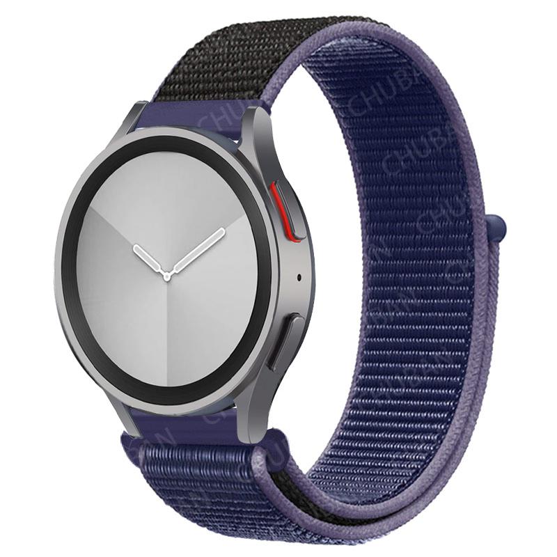 Nylon Loop Band For Samsung Galaxy Watch 6/5/pro/4/Classic/active 2 40-44mm Belt 20mm/22mm Bracelet Huawei GT 4-2-2e-3 Pro Strap