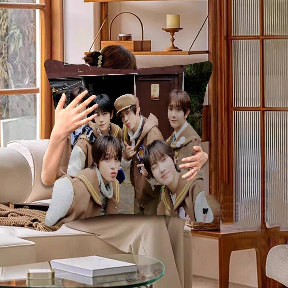 Boyband N-NCT Wish Sänger Ahorn Design Kissenbezug Glückliche Herbsternte Dekoration Feiertagsdekoration Kissenbezug