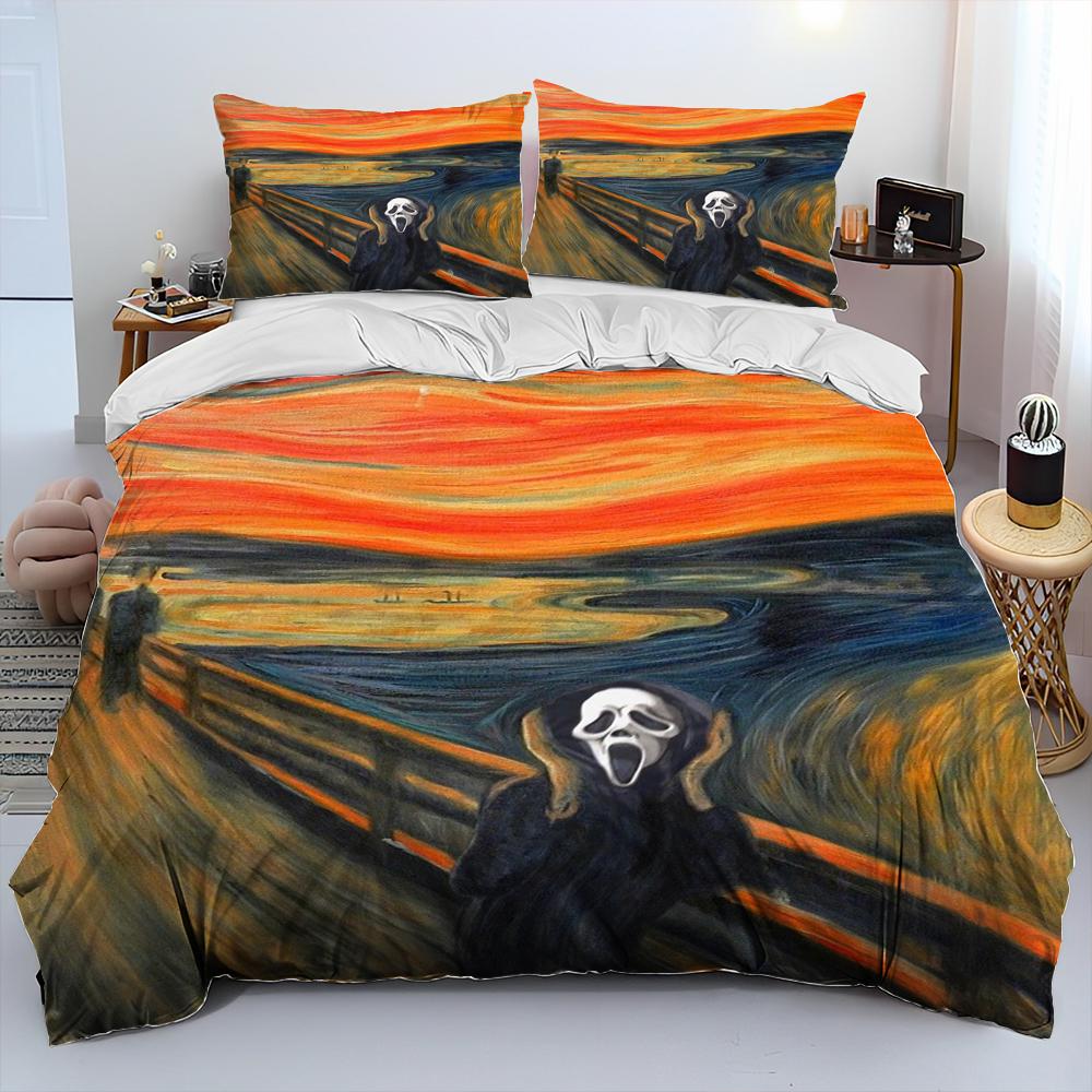 

Comforter Horror Movie Character Chucky Saw Comforter Bedding Set Bed Set King Queen Size Bedding Set Comforter (quilt)-EU Single(135*200cm)3pcs