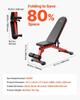 Weight Bench Sit Up Bench Home Gym Strength Training Adjustable Foldable