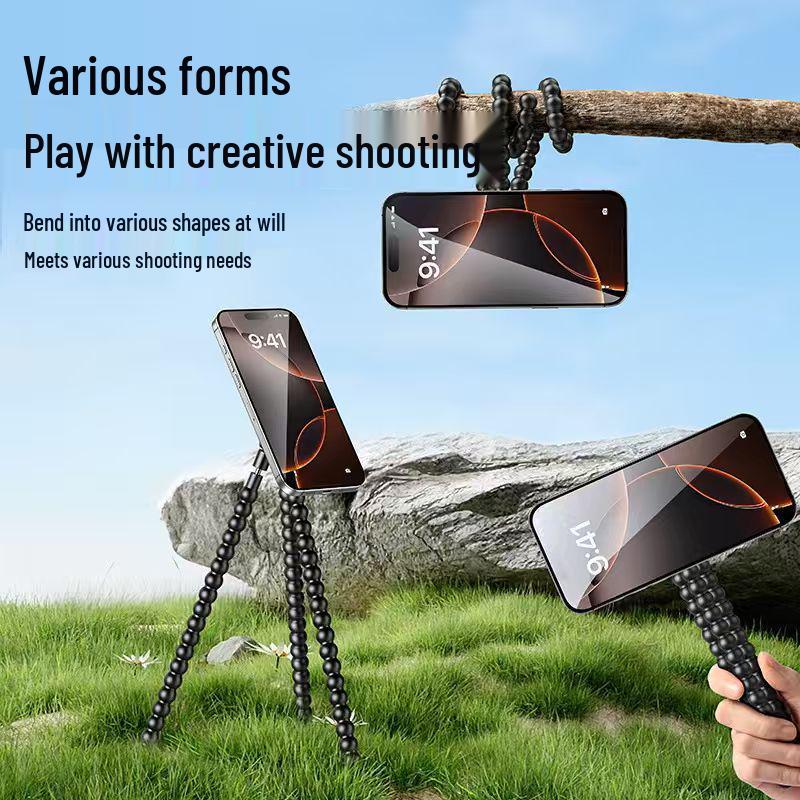 Kompaktní Všestranný Stativ Chobotnice a Držák na Mobilní Telefon