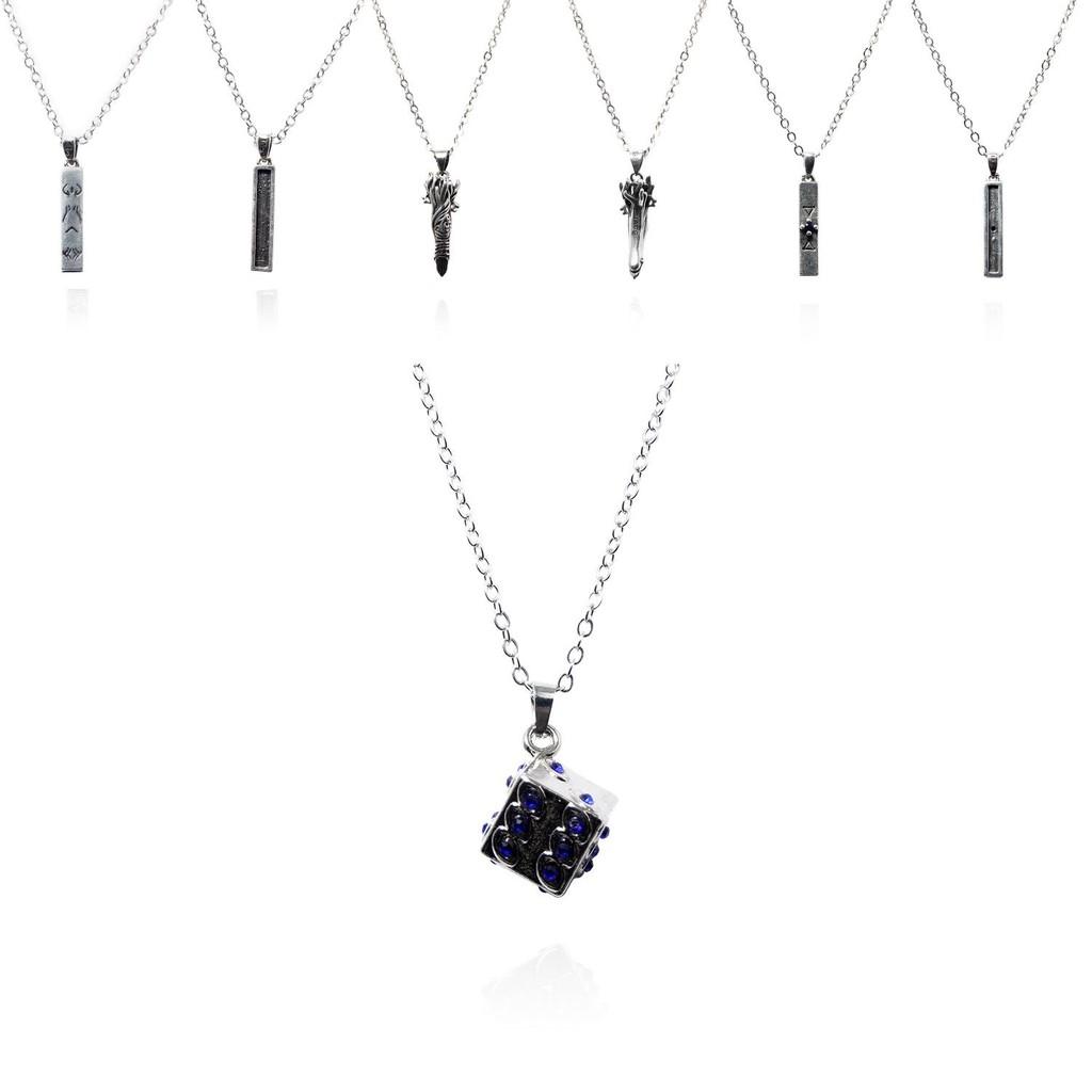 Jujutsu Kaisen Cube Hammer Nail Broken Knife Design Pendant Necklace For Cosplay Fans