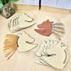 Top Quality 24 Pcs Wooden Horse-head-shaped Decorations, Painting Supplies, Diy Handicrafts, Wooden Hanging Decorations