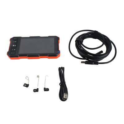4.5in IPS Screen Endoscope with LED Lights 8mm Lens Industrial Inspection Camera for Pipeline Repair