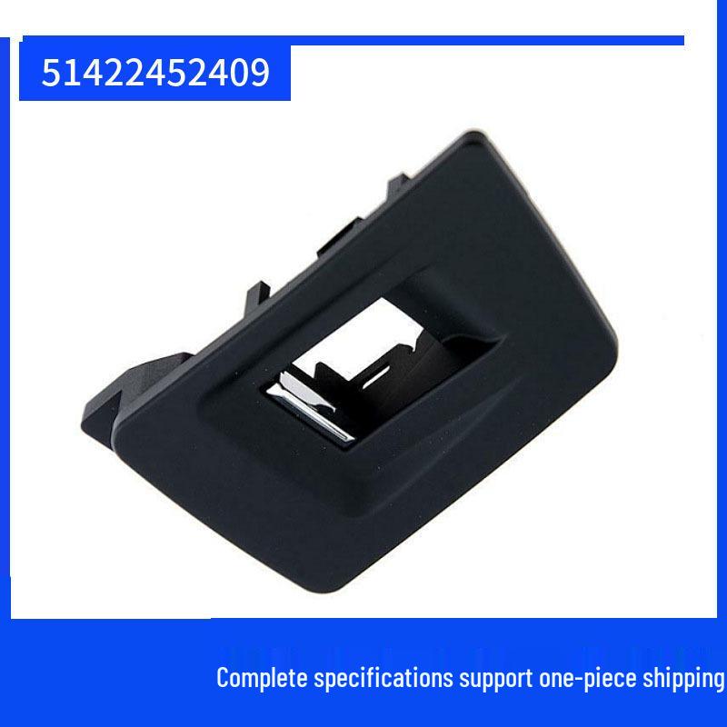 BMW 5 Series F18/F10 Rear Left Window Switch Trim, Black (Part No. 51422452409)