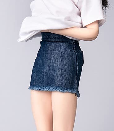 

[TOYBARJAPAN] TYM028B Sexy Female Denim Mini Short Skirt for 1/6 Scale Action Figures (Body, Head, Shirt, and Shoes Not Included)