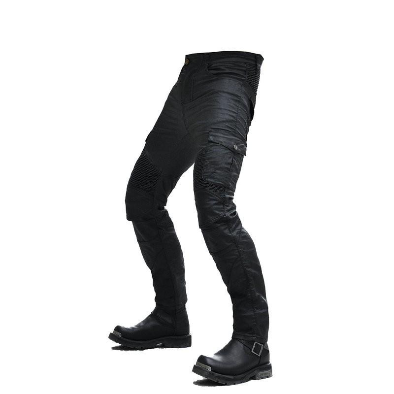 Mens Motorcycle Jeans Coated Riding Pants Motocross Protective Gear Work All Season