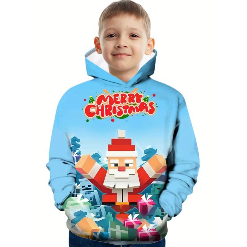 Retro Sporty Cartoon Hoodies Daily Harajuku Kawaii Comfortable Streetwear Vintage Kids Sweatshirts Autumn Winter Clothes