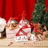 50pcs Christmas Boxes, 6 Styles Christmas Gift Boxes Xmas Paper Boxes with Ribbon Boxes for Christmas Party Supplies