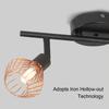 Spot Light 10W Iron Hollow out with 2Pcs G9 Lamp Holder Ceiling Decoration Dining Room Bedroom Ceiling Light