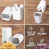 French Fries Potato Dicer Natural Fast Slicer Vegetable Dicer Chopper Vegetable Slicer French Fries Cutter Kitchen Tool 1pc