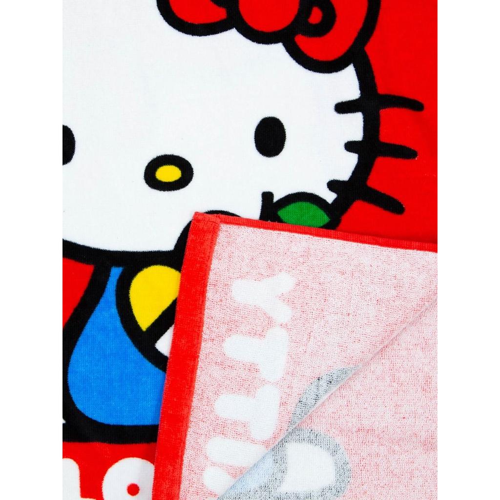 Hello Kitty Childrens/Kids Cheeky Hooded Towel