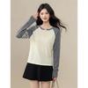 Mocana Women's Sporty Color-Block Long Sleeve Knit Top