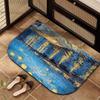 Olieverf Badkamervloermat Toiletdeur Antislipmat Entree Mat