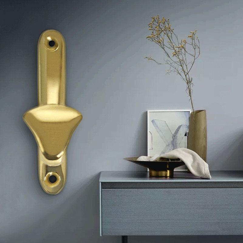 6pcs Zinc Alloy Wall Mounted Hook Rustic Key Coat Bag Hat Hanger Robe Hooks Hanging Kitchen Bathroom Room Coat Rack Hooks