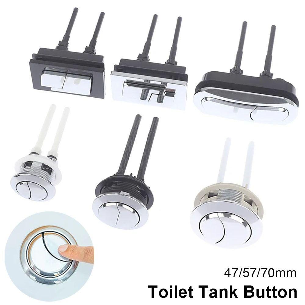 1Pcs 47/57/70mm Toilet Push Buttons Plastic Dual Flush Button  Bathroom Accessories