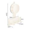 Suction Cup Hooks No Drill Wall Mount Heavy Duty Bathroom Organizer Multi Hook Towel Rack Shower Door Back Adhesive Hanger Strong Hold Reusable