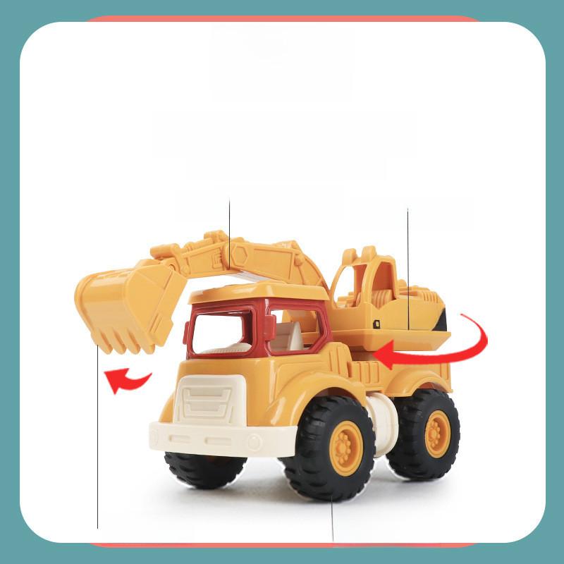 Excavator Truck Dump Mixer Truck Crane Children Construction Toys Vehicle
