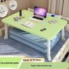 Folding Bedside Desk: Compact Floor Table for Bedroom & Dorm Study