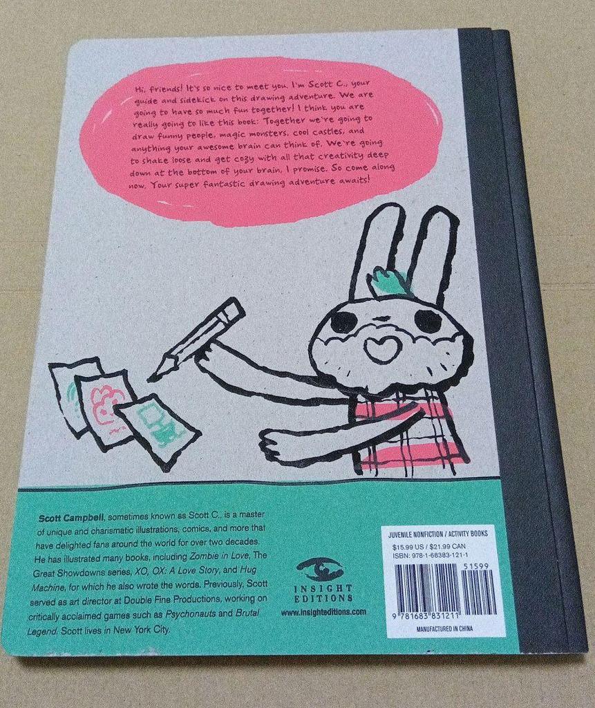 [USED] ADVENTURES in DRAWING A Guided Sketchboo