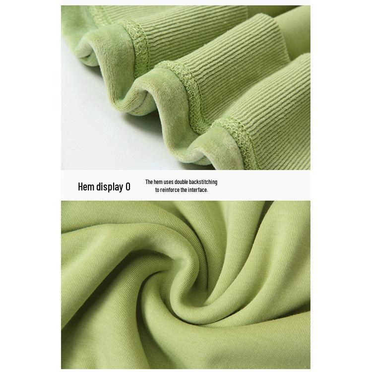 Men's AG600g Super Soft Crew Neck Sweatshirt - High-End Heavyweight Casual with Trendy Print for Autumn