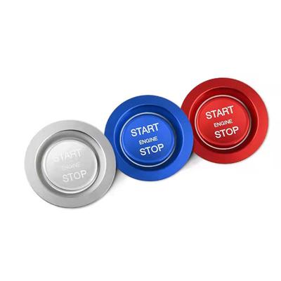 Car Keyless Engine Start Button Cover Trim Sticker Case For Range Rover Evoque Sport For Jaguar XF XJ XE F-Pace F-Type