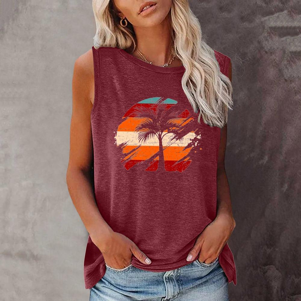 Seeyoushy Harajuku Yeni Yaz Kadın Tişört Yuvarlak Yaka Günlük Kolsuz Tişört Femme Bol 90'lar Üst Giyim Ropa Mujer