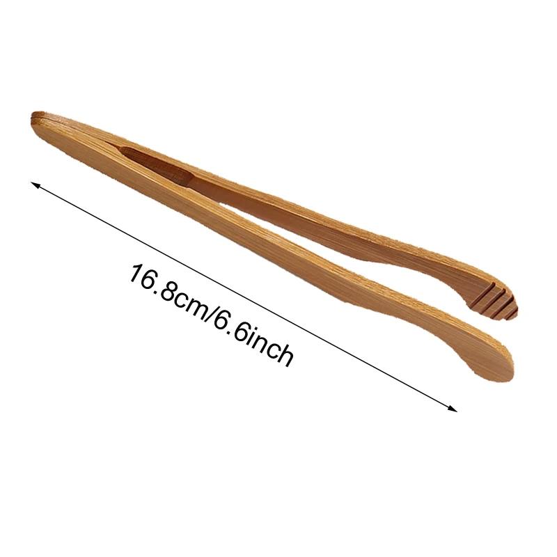 

Wooden Tea Clip Bread Tong Food Barbecue Salad Toast Clip Kitchen Tongs Toaster Serving Tongs For Cooking Kitchen Tool Teaware