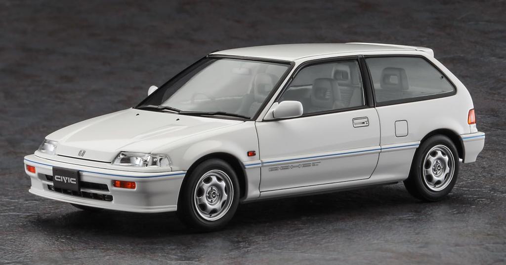 Hasegawa Scale Honda Civic Si Plastic Model Kit 20770 1/24 (EF3) (1987) (Car)