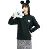 Li Ning X Disney Drop Shoulder Sleeve T Shirt Women's Black AHSR652-2